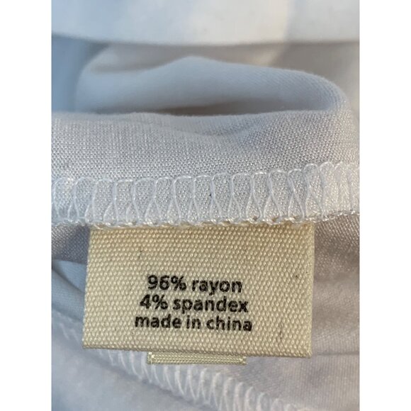 LAgence White S/S Scoop Neck Rayon Blend Luxury Shirt Dress Size S 8694 - Picture 5 of 10